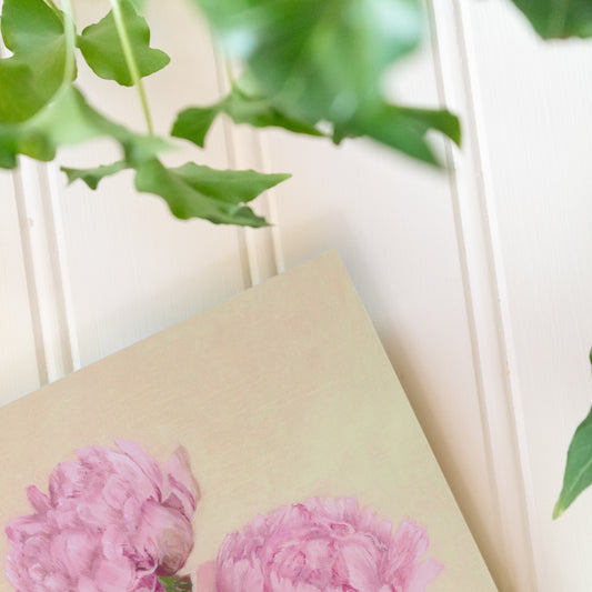 French Pink Peonies - Print