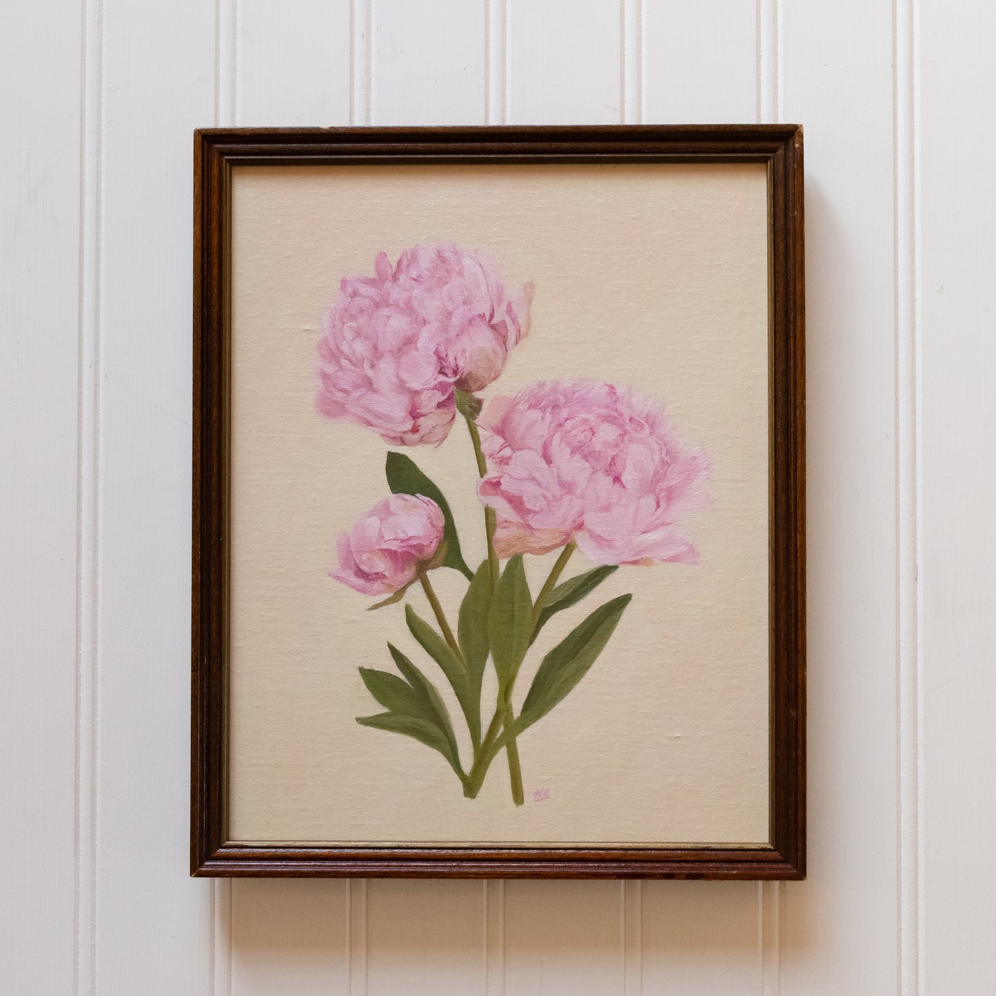 French Pink Peonies - Original