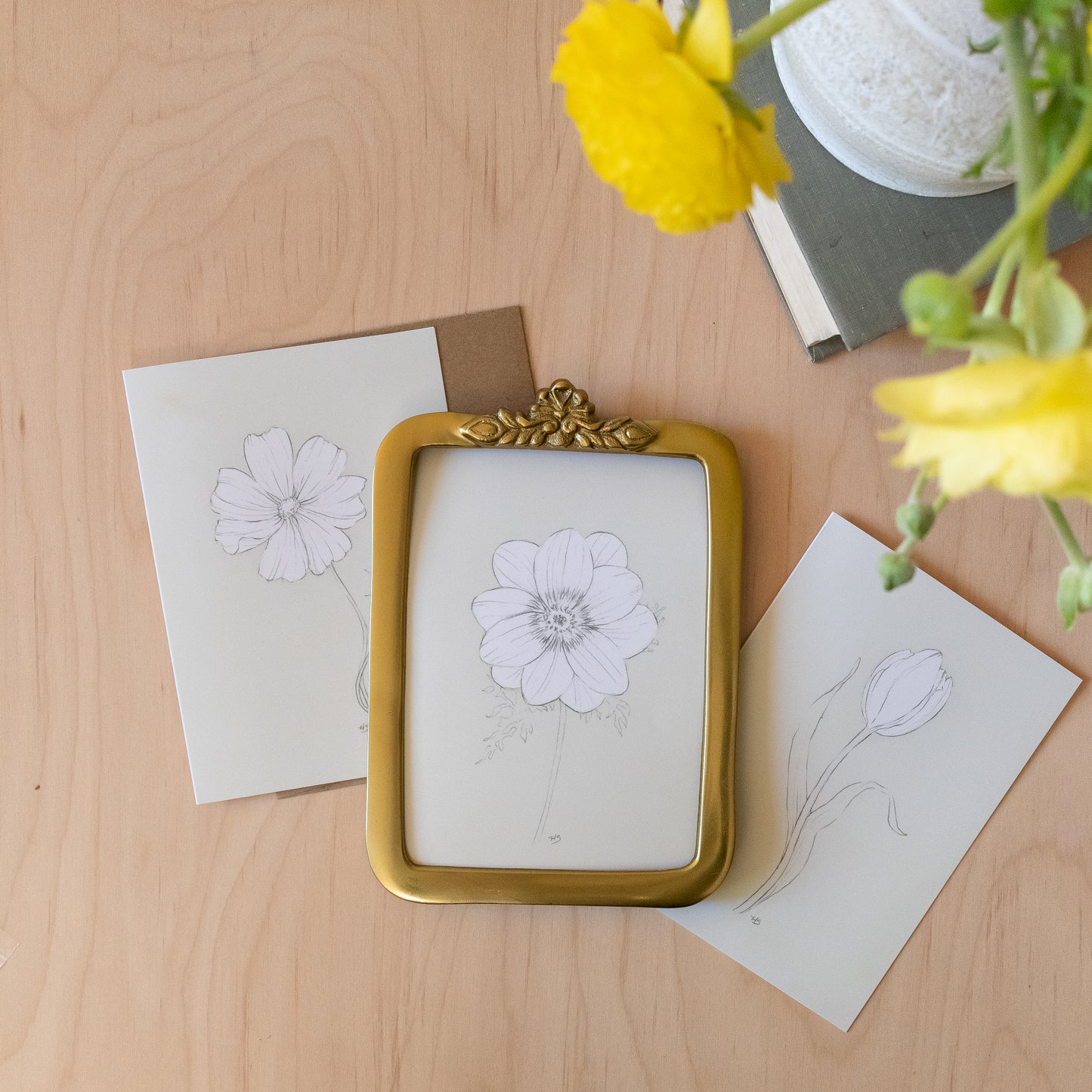 Botanicals Set - Blank Greeting Card Set