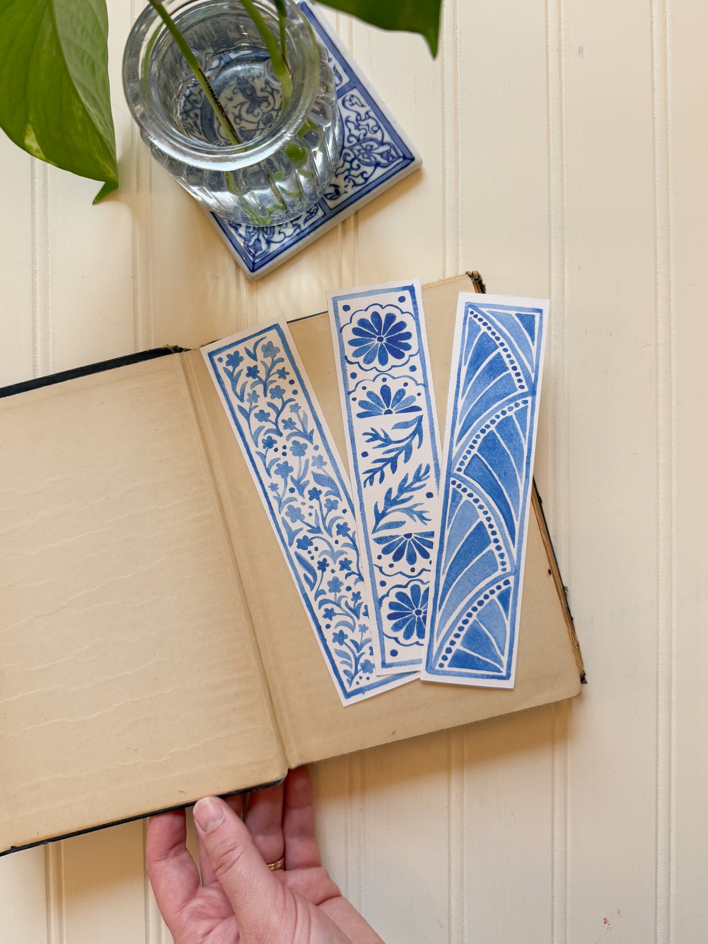Painted Tiles - Bookmark Set