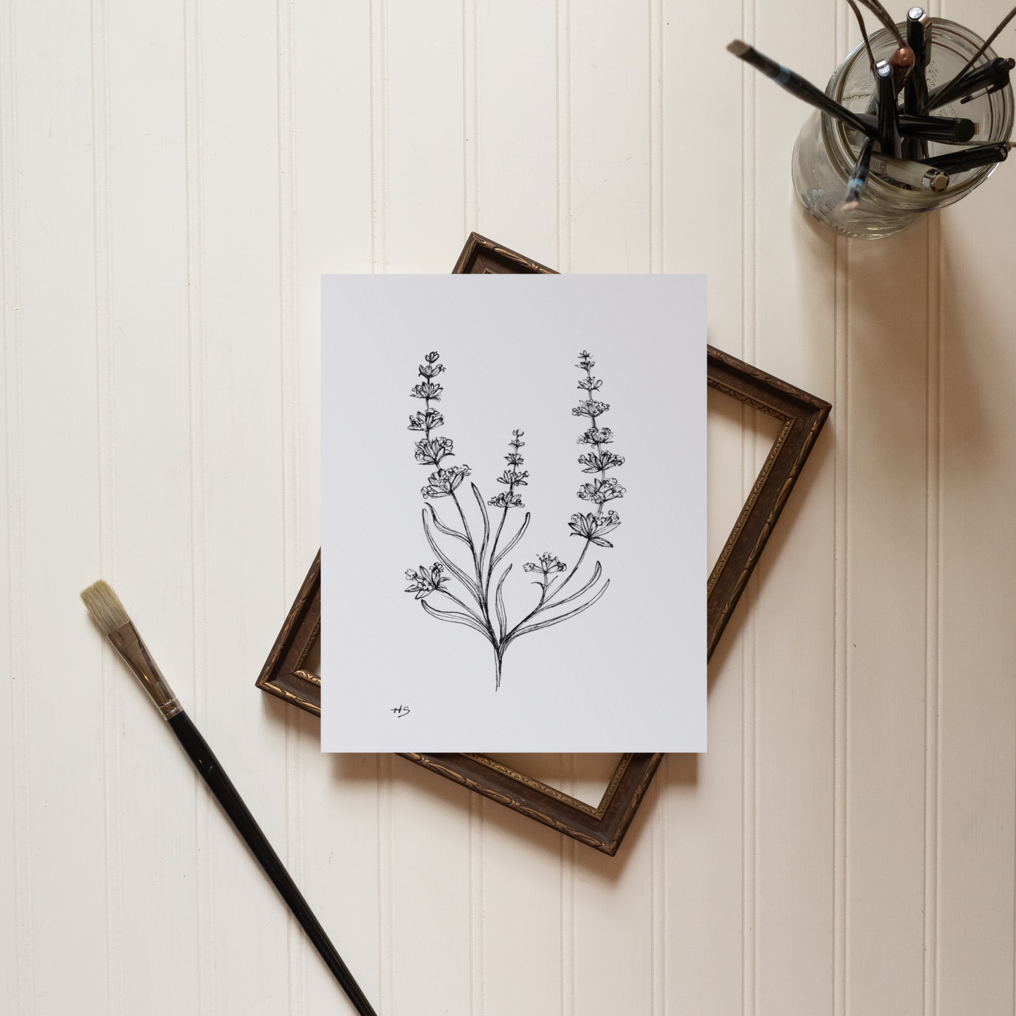 Lavender Sketch - Print