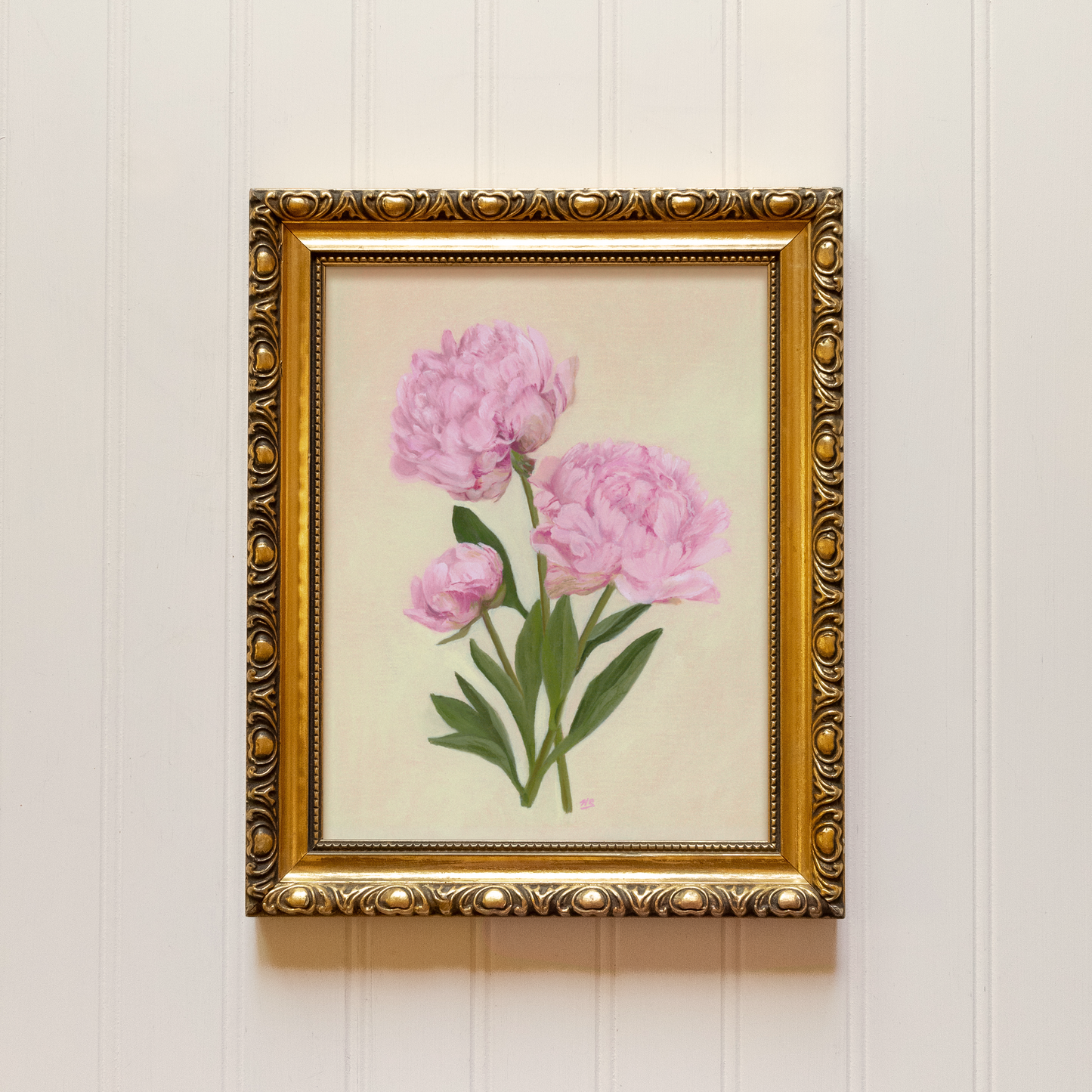 French Pink Peonies - Print