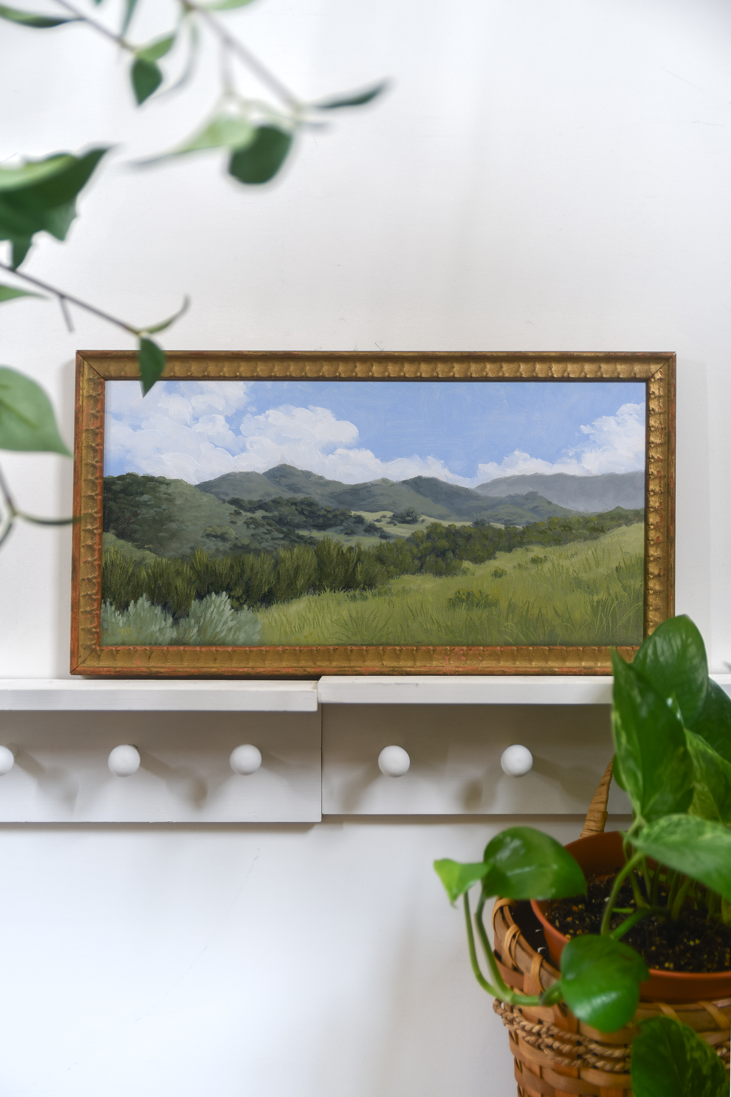 Green Hills and Blue Skies #1 - Print