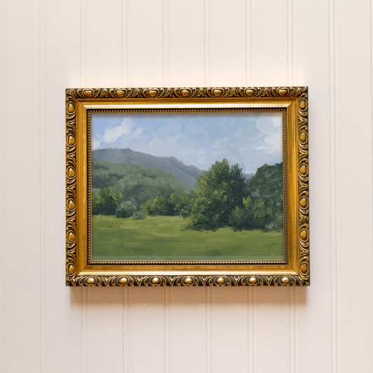 Green Hills and Blue Skies #3 - Print