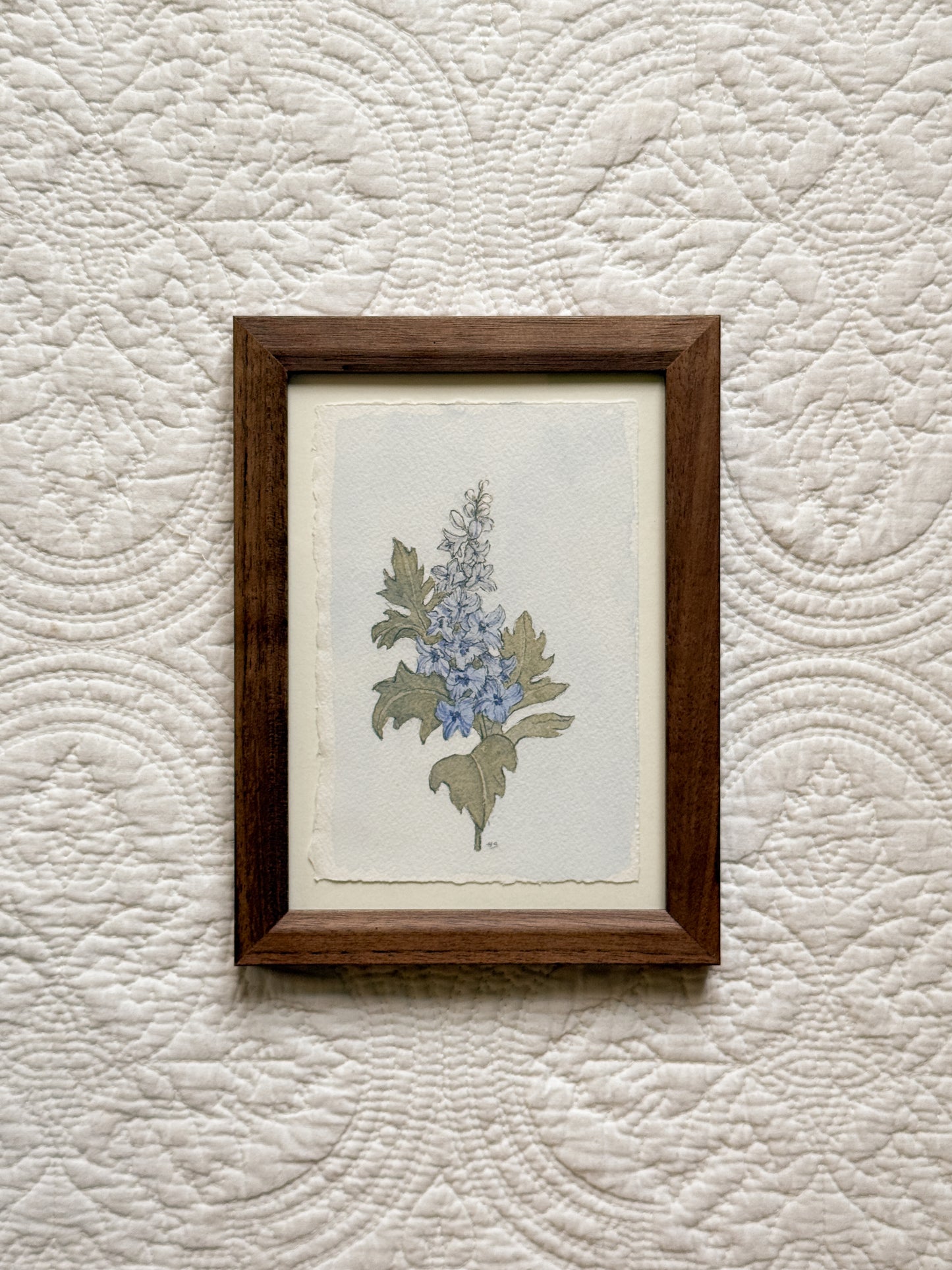 JULY Larkspur - Original