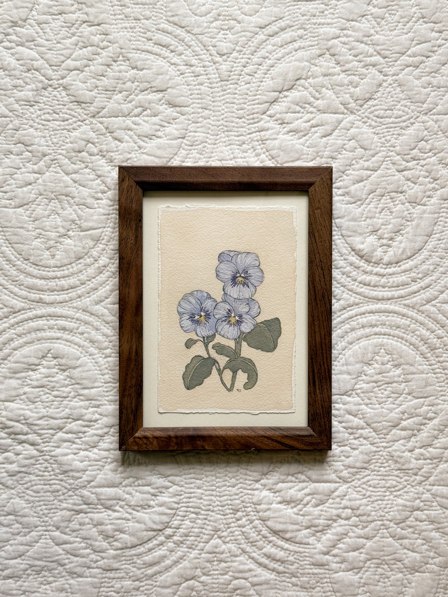 FEBRUARY Violets - Original