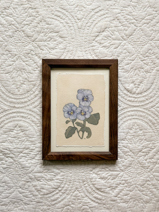 FEBRUARY Violets - Original