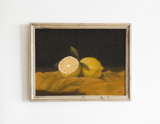 Two Lemons - Print