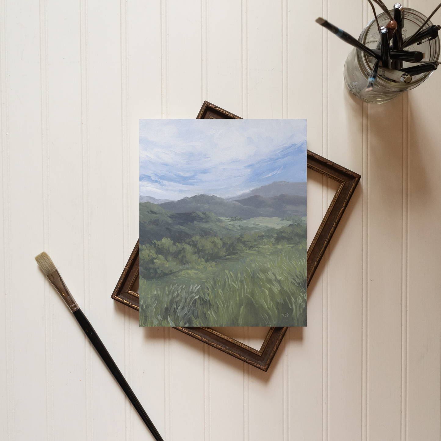 Green Hills and Blue Skies #4 - Print