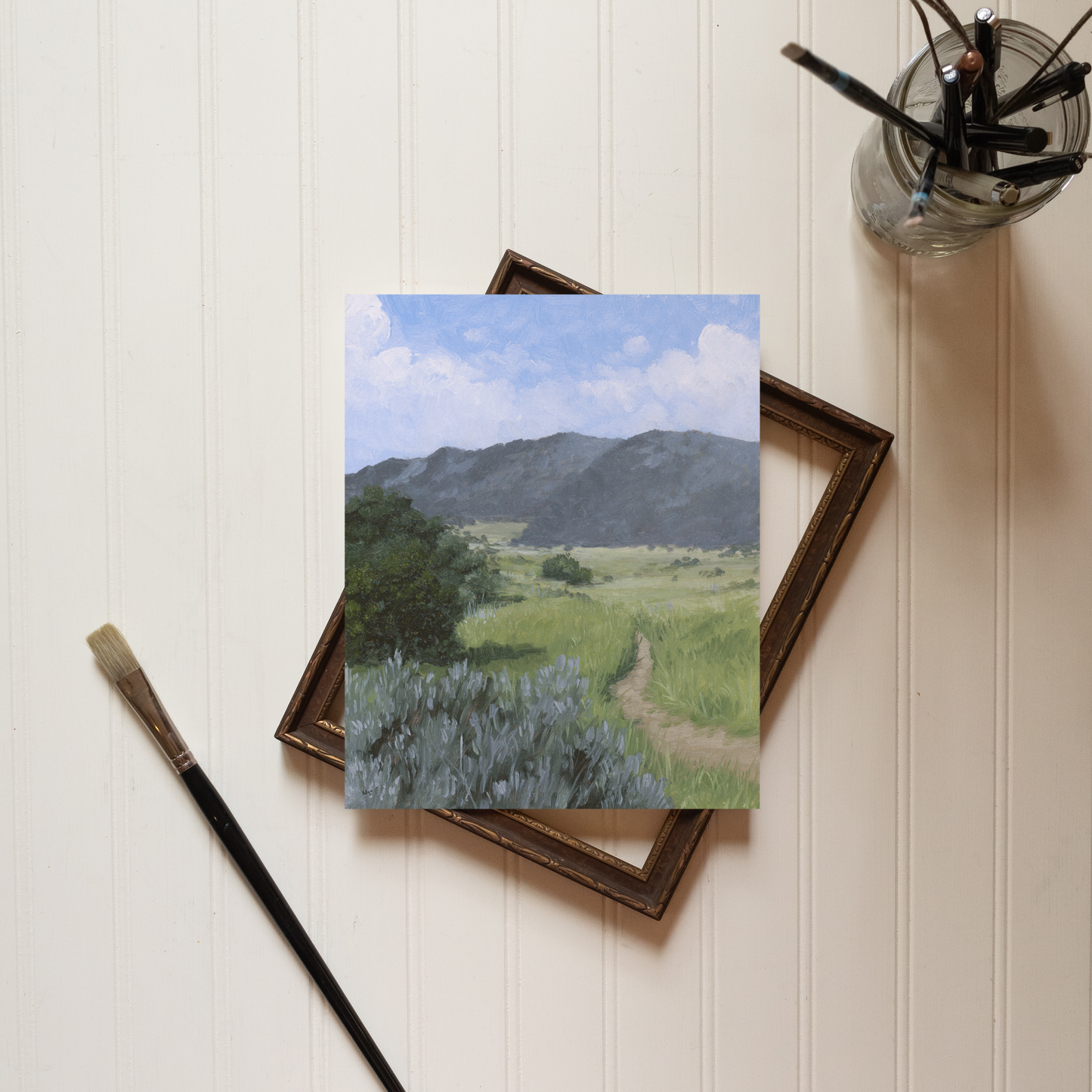 Green Hills and Blue Skies #2 - Print