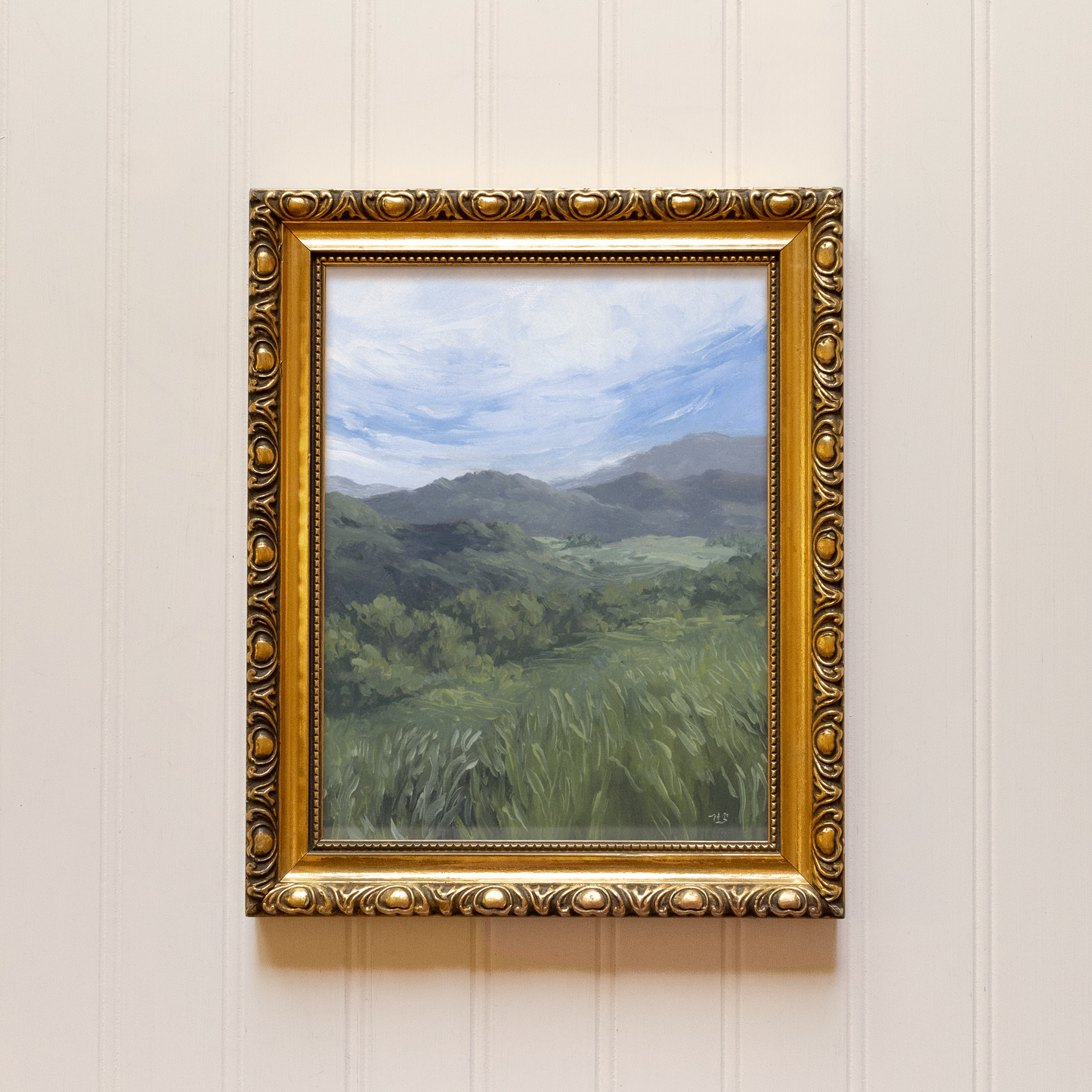 Green Hills and Blue Skies #4 - Print