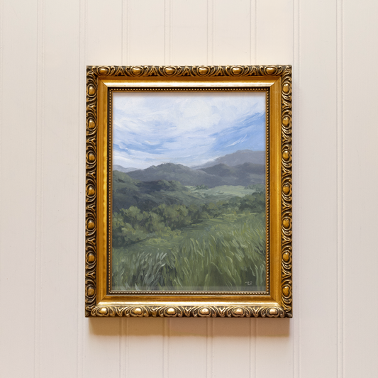 Green Hills and Blue Skies #4 - Print